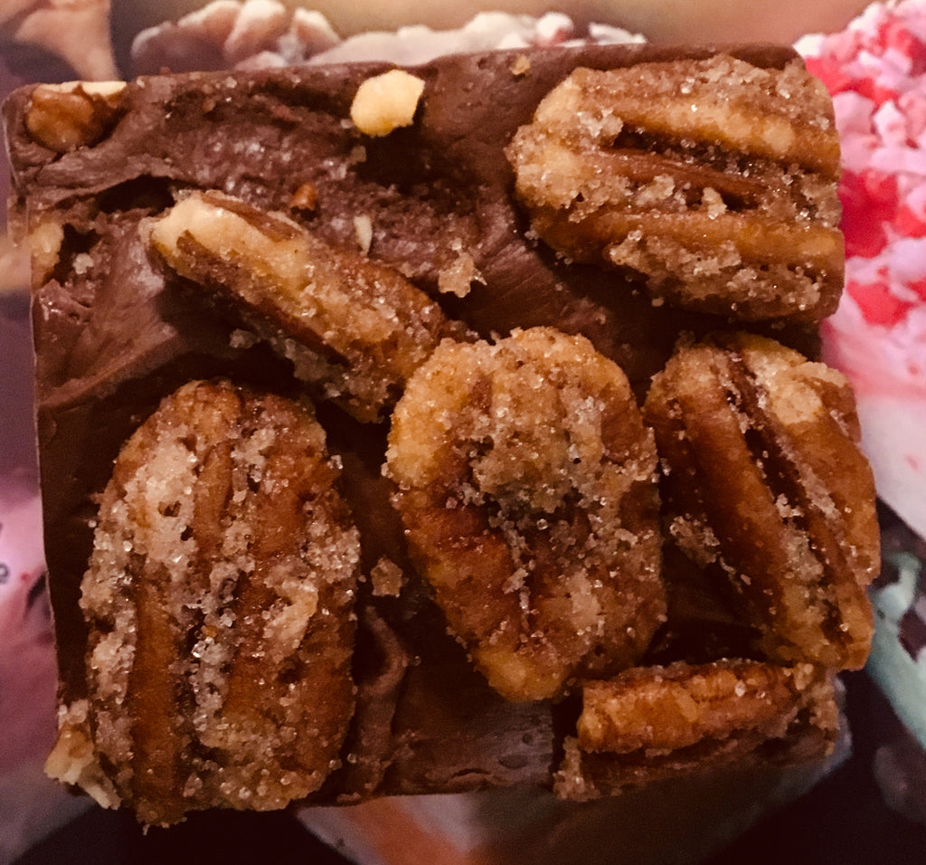 New Fudge Slab Flavor: Dark Chocolate Praline Pecan