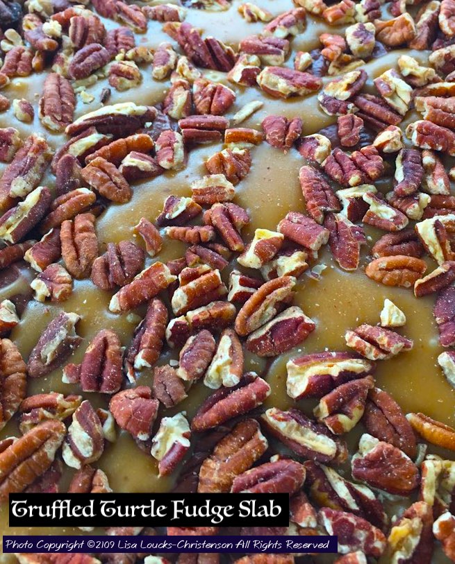 Truffled Turtle Fudge Slabs by Kettle Fudge