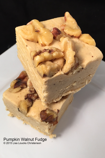 Pumpkin Walnut Fudge